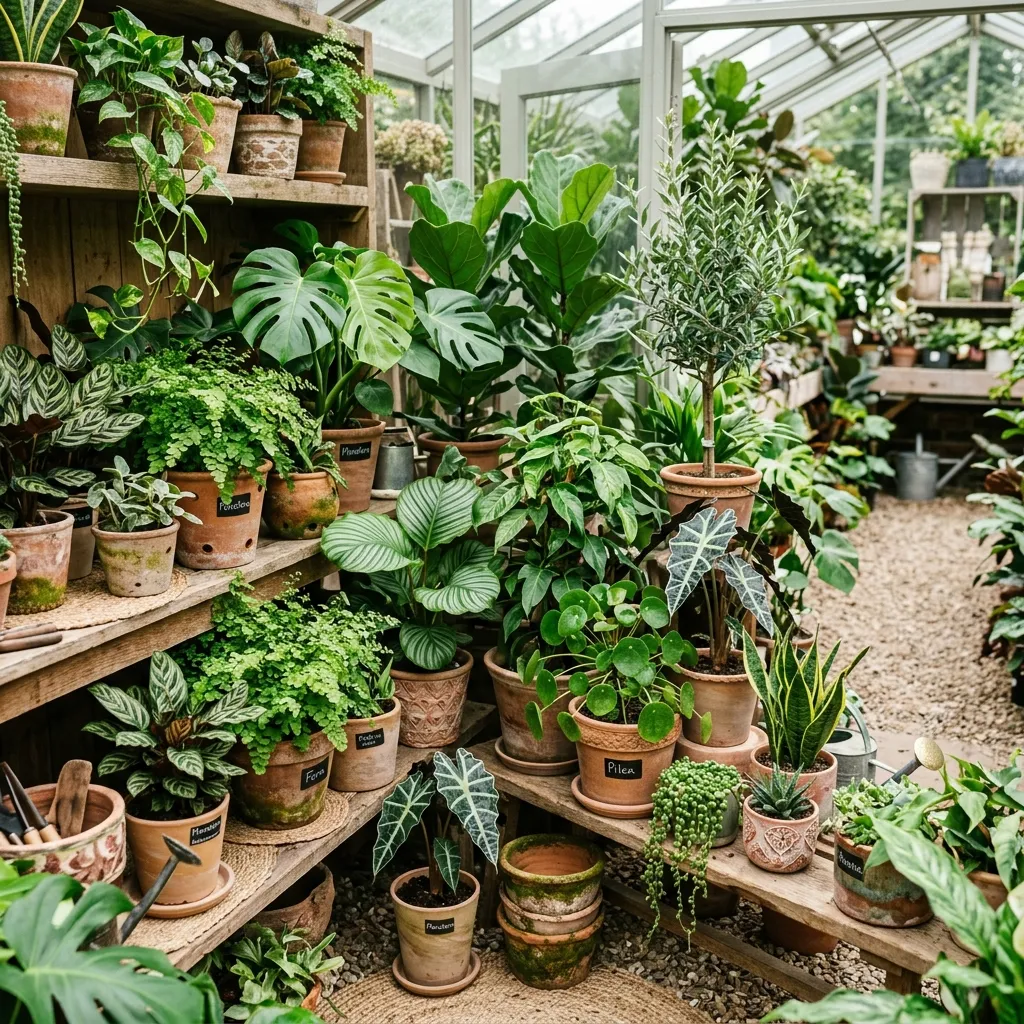 Diverse plants collection